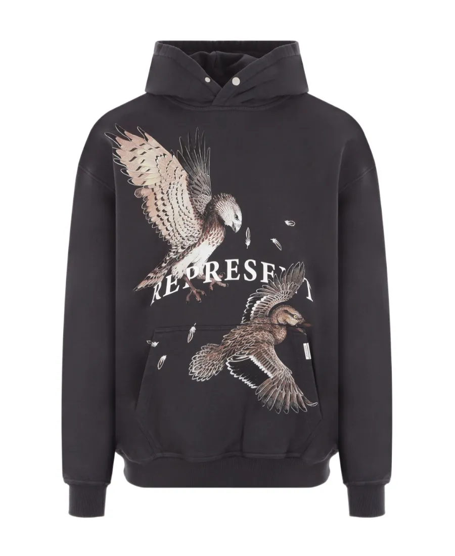 Graphic-Print Cotton Hoodie