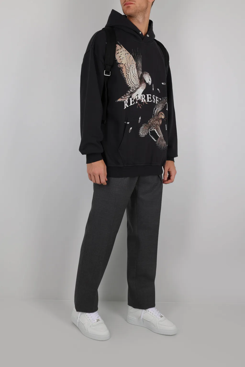 Graphic-Print Cotton Hoodie