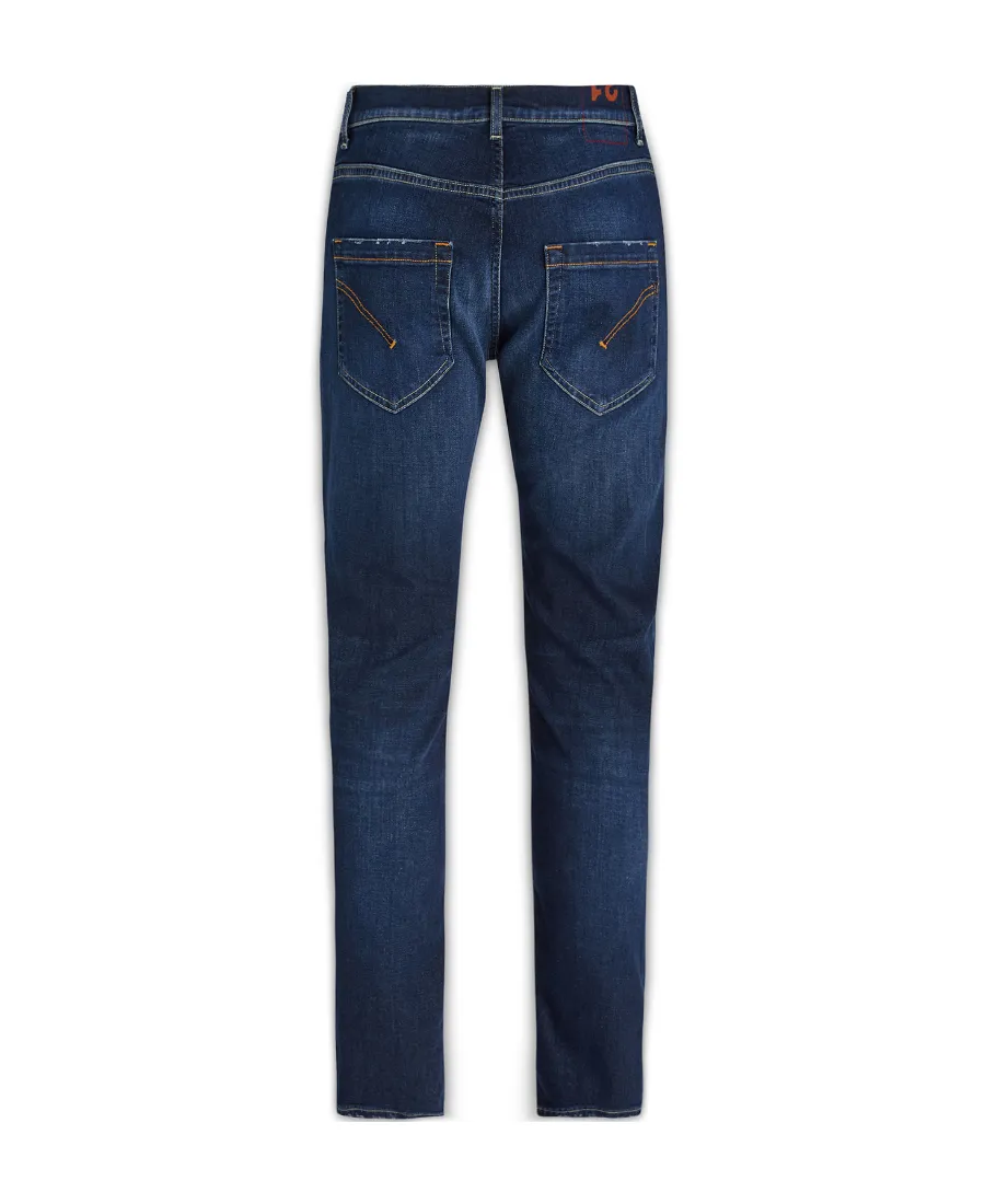 Dondup Faded Straight-Leg Jeans