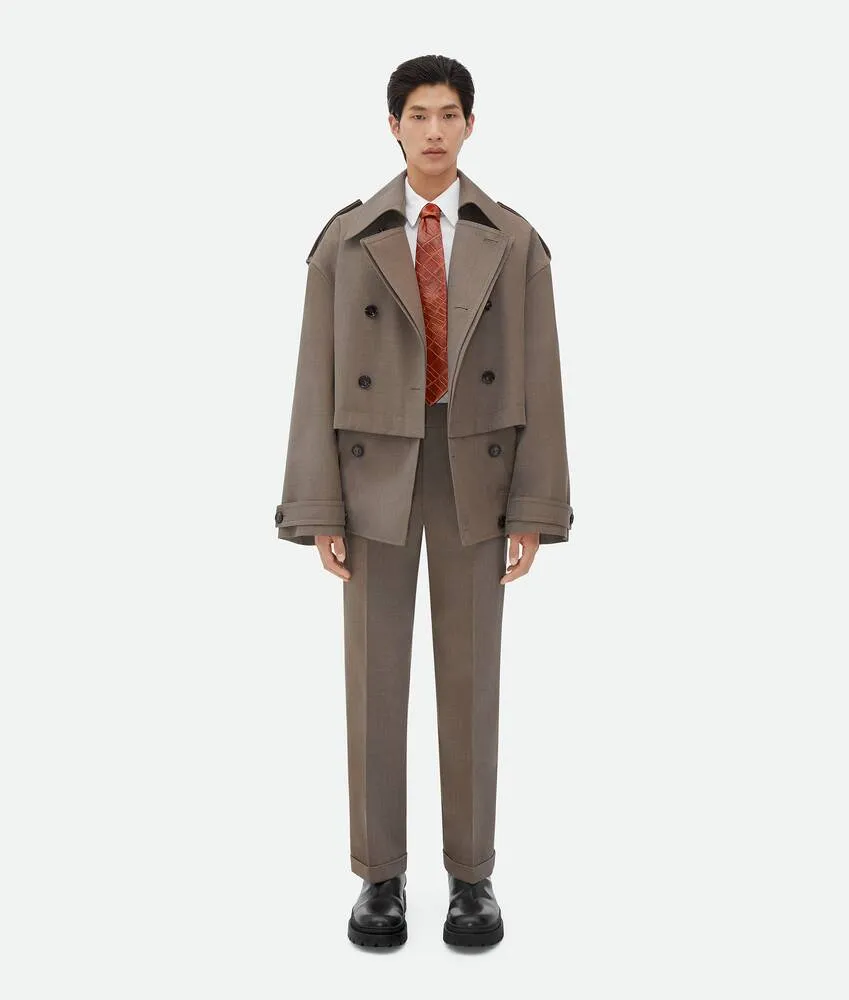 Bottega Veneta Twill Cropped Trousers