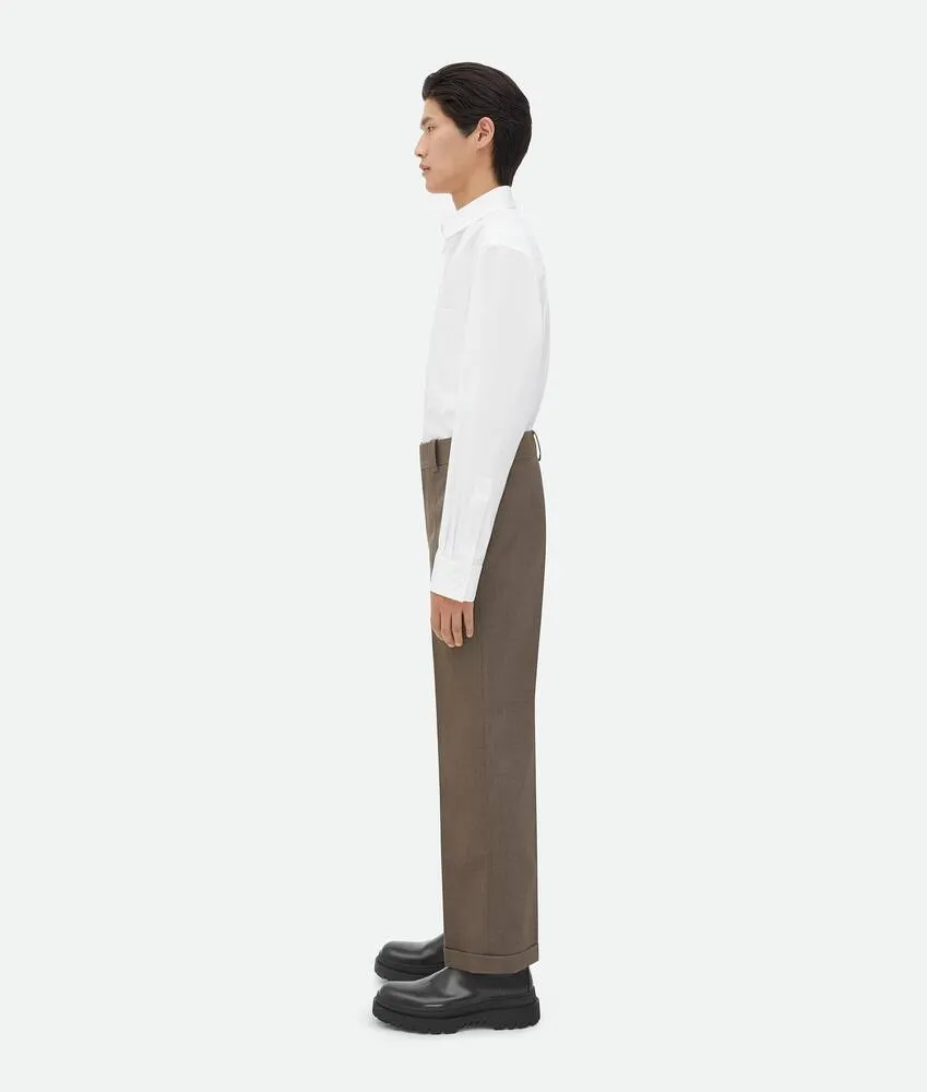Bottega Veneta Twill Cropped Trousers