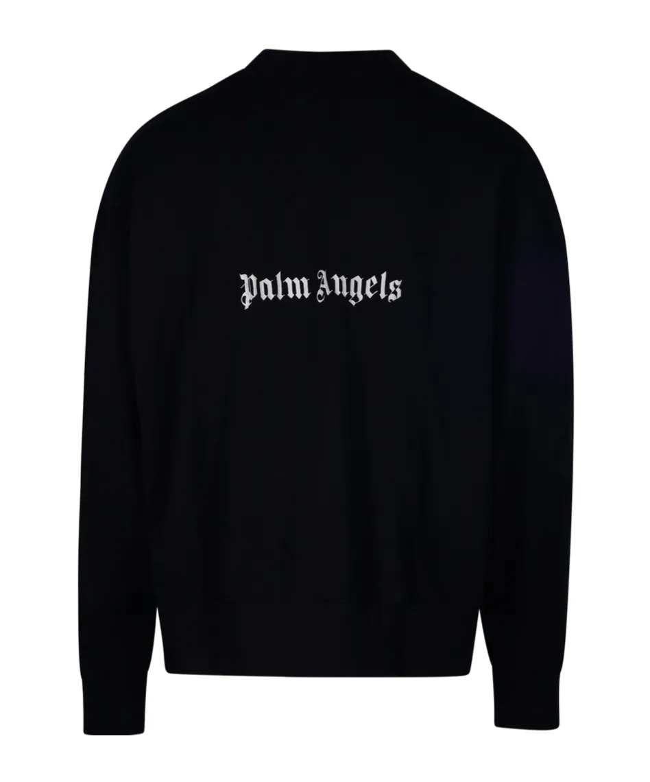 Palm Angels Logo Detailed Crewneck Sweatshirt