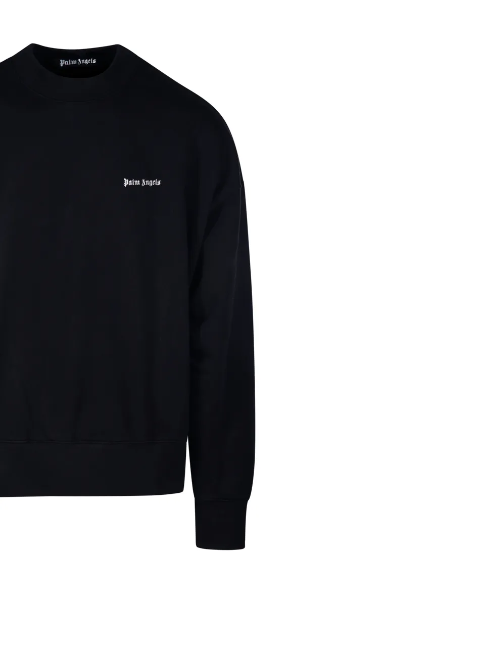 Palm Angels Logo Detailed Crewneck Sweatshirt