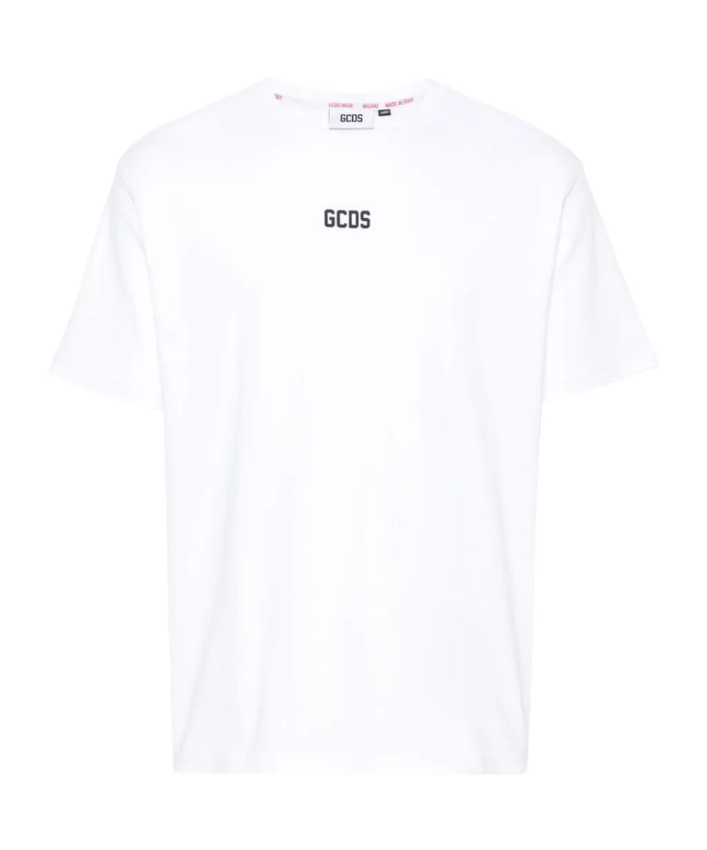 Gcds Logo Printed Crewneck T-Shirt