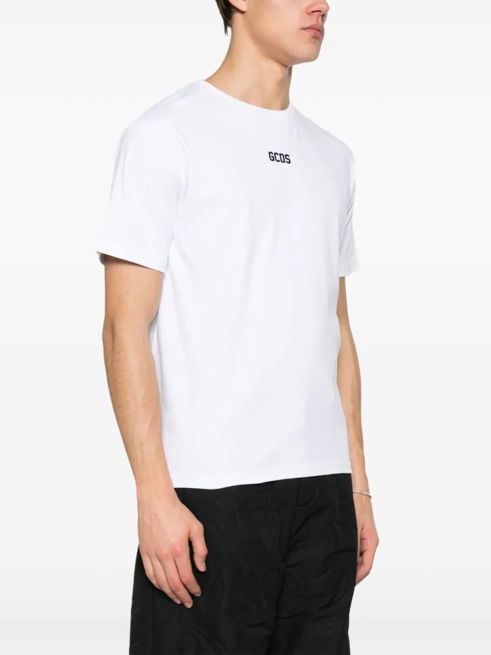 Gcds Logo Printed Crewneck T-Shirt