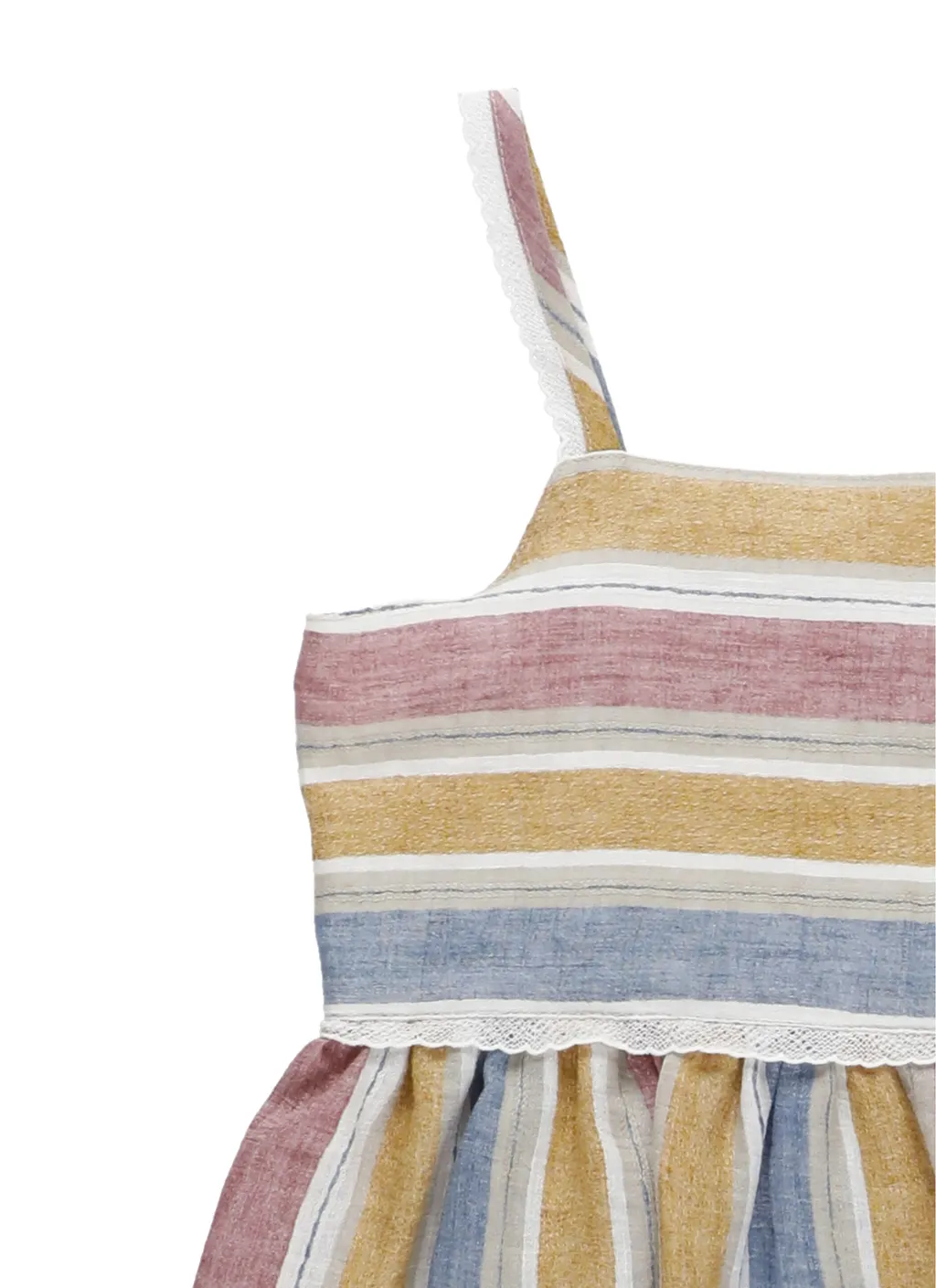 Striped Pleated Dress