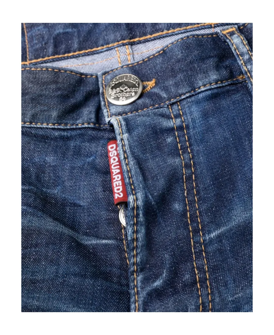 Dsquared2 Straight-Leg Distressed Jeans