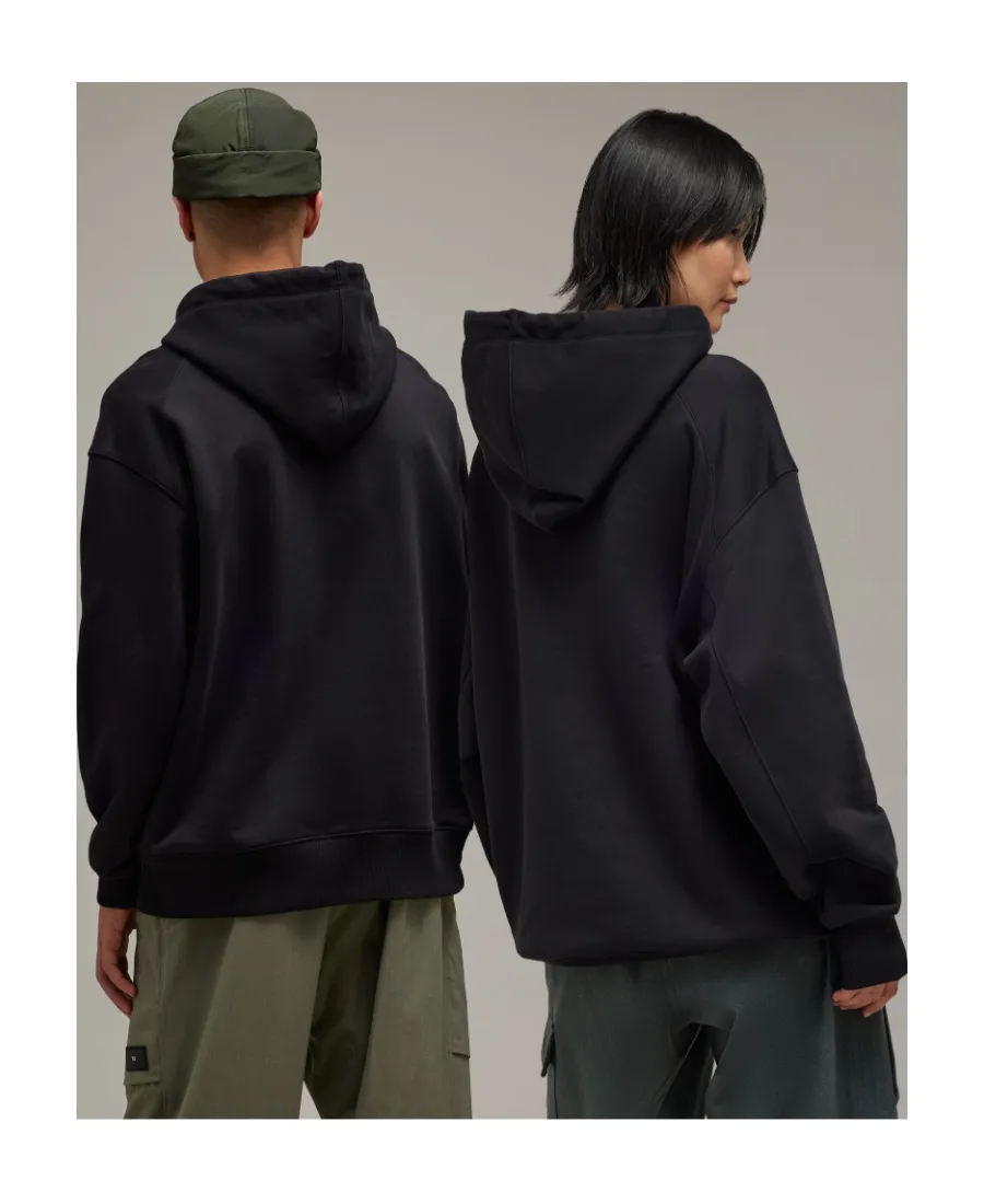 Y-3 Logo-Printed Drawstring Hoodie