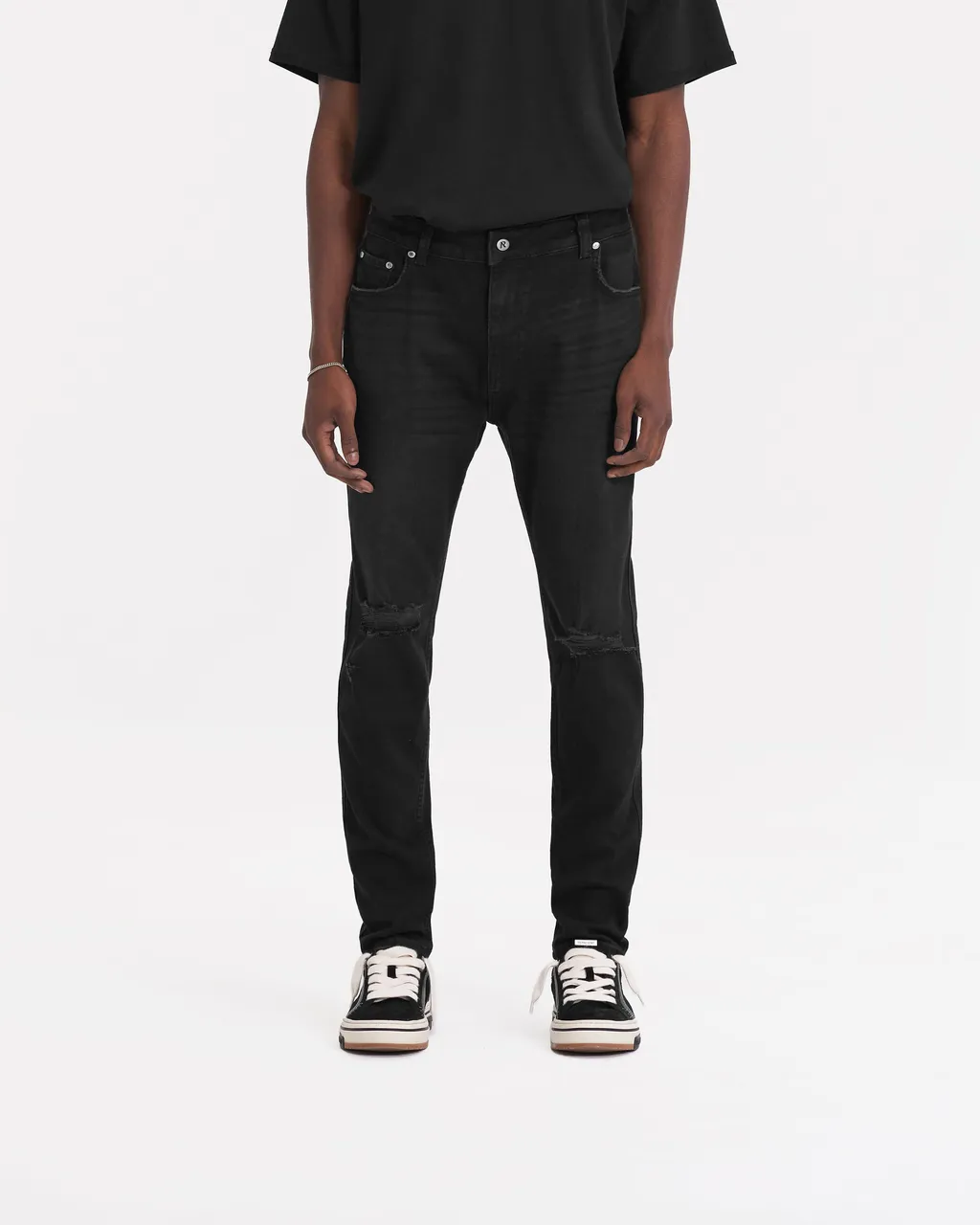 Represent R1 Destroyer Distressed Slim-Cut Jeans