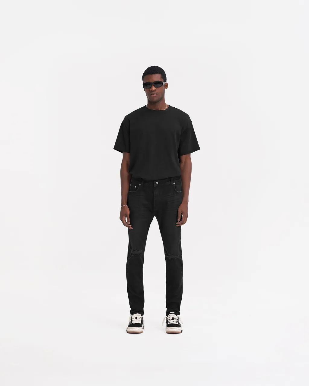 Represent R1 Destroyer Distressed Slim-Cut Jeans
