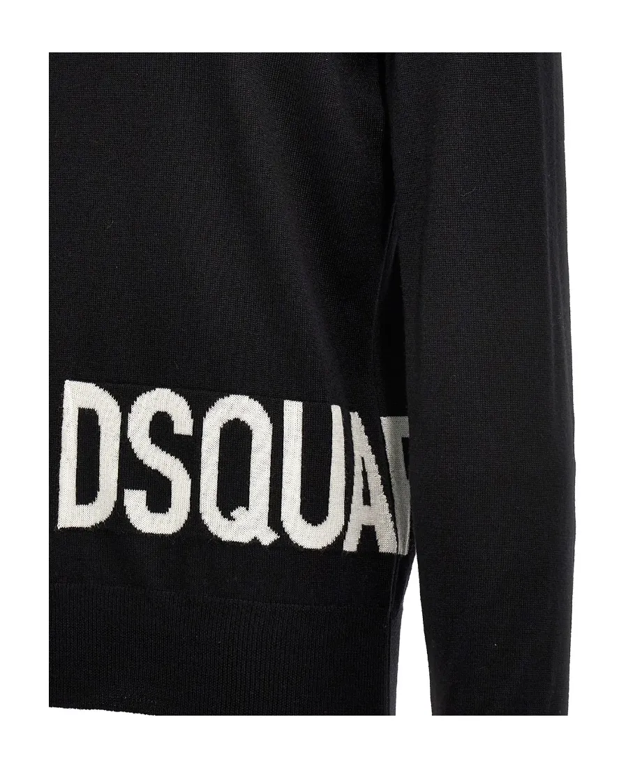 Dsquared2 Logo Knitted Crewneck Sweater