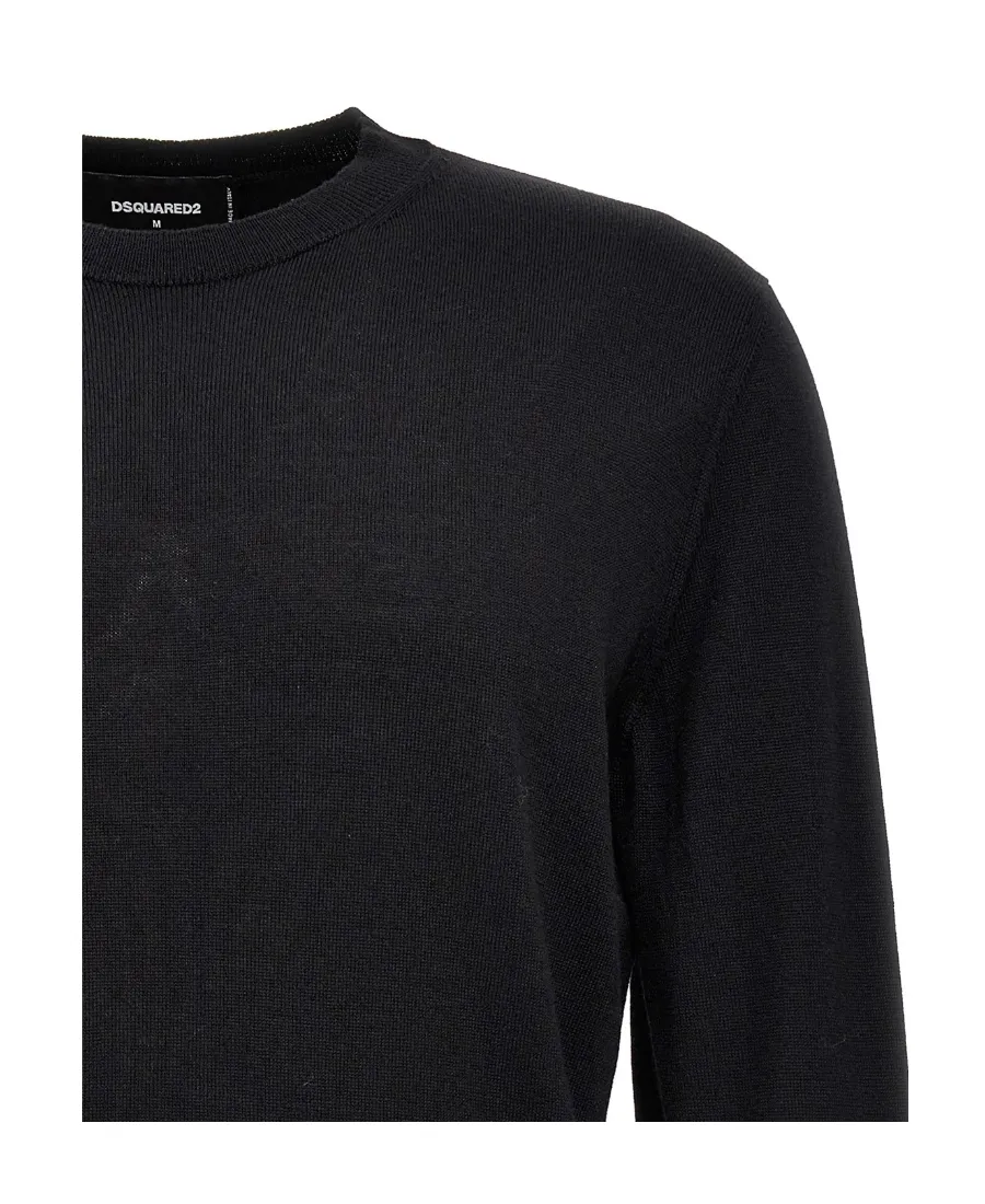 Dsquared2 Logo Knitted Crewneck Sweater