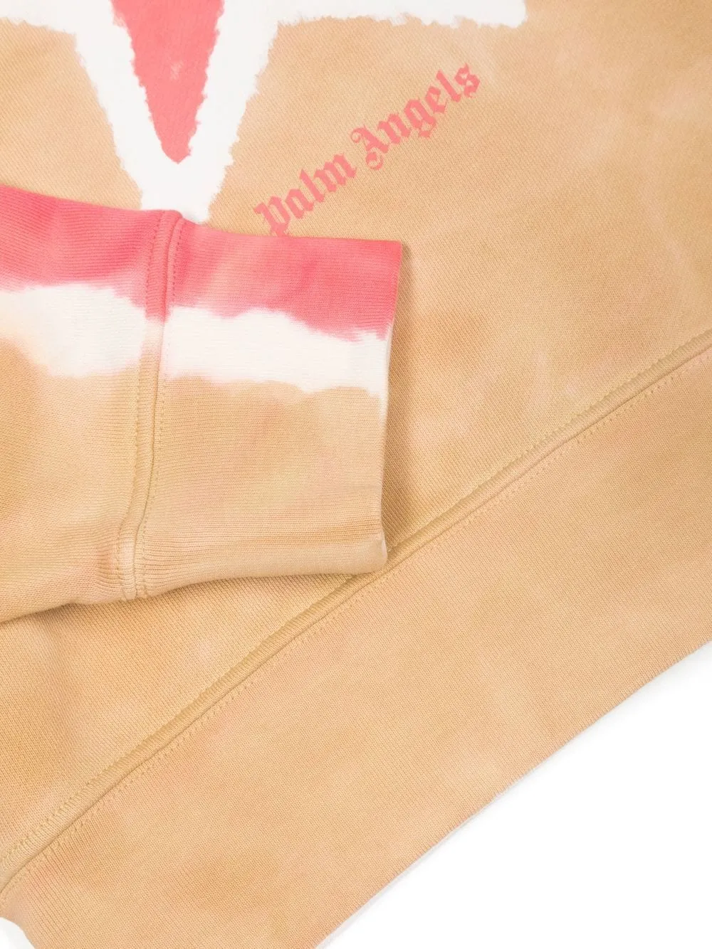 Star Tie-Dye Print Sweatshirt