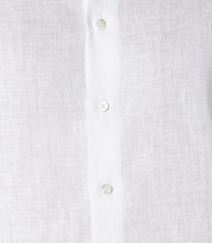 Emporio Armani Buttoned Curved Hem Shirt