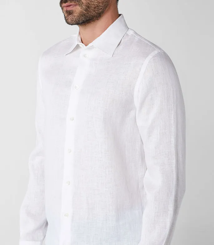 Emporio Armani Buttoned Curved Hem Shirt