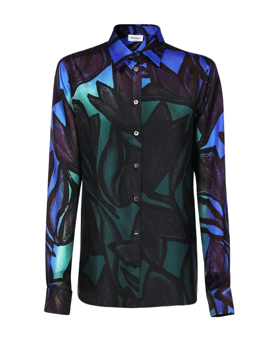 Lapel Long-Sleeved Shirt