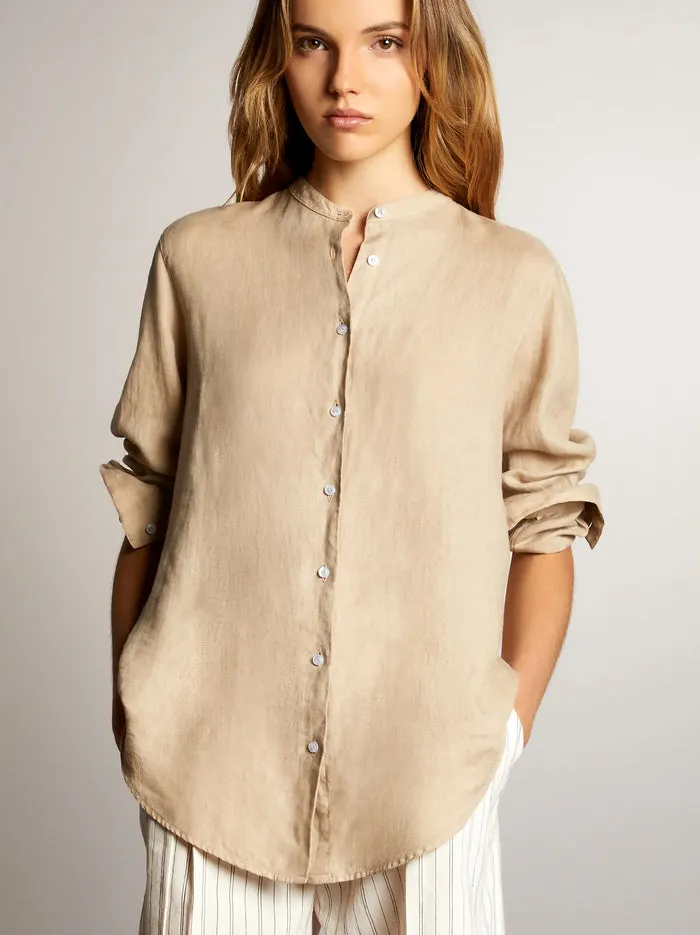 Fay Long-Sleeved Button-Up Shirt