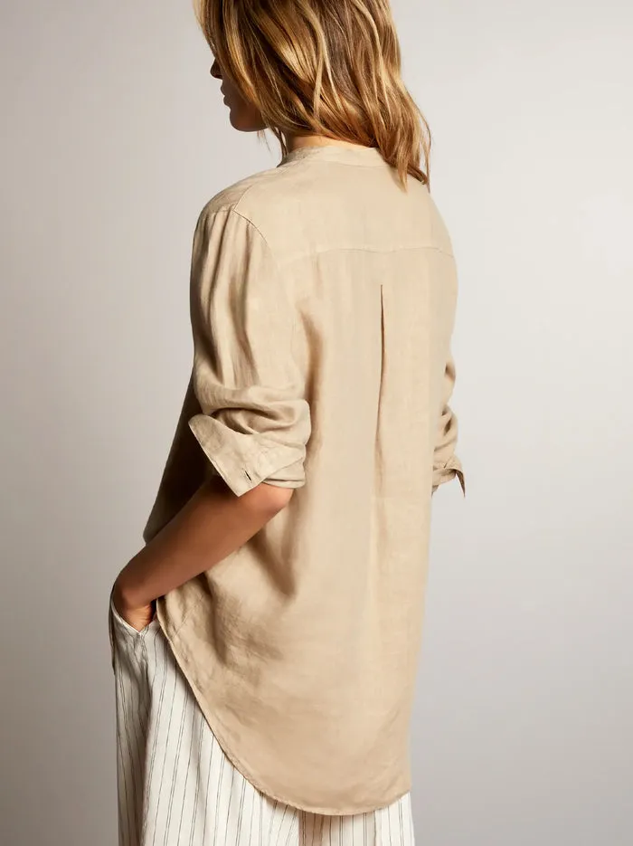 Fay Long-Sleeved Button-Up Shirt