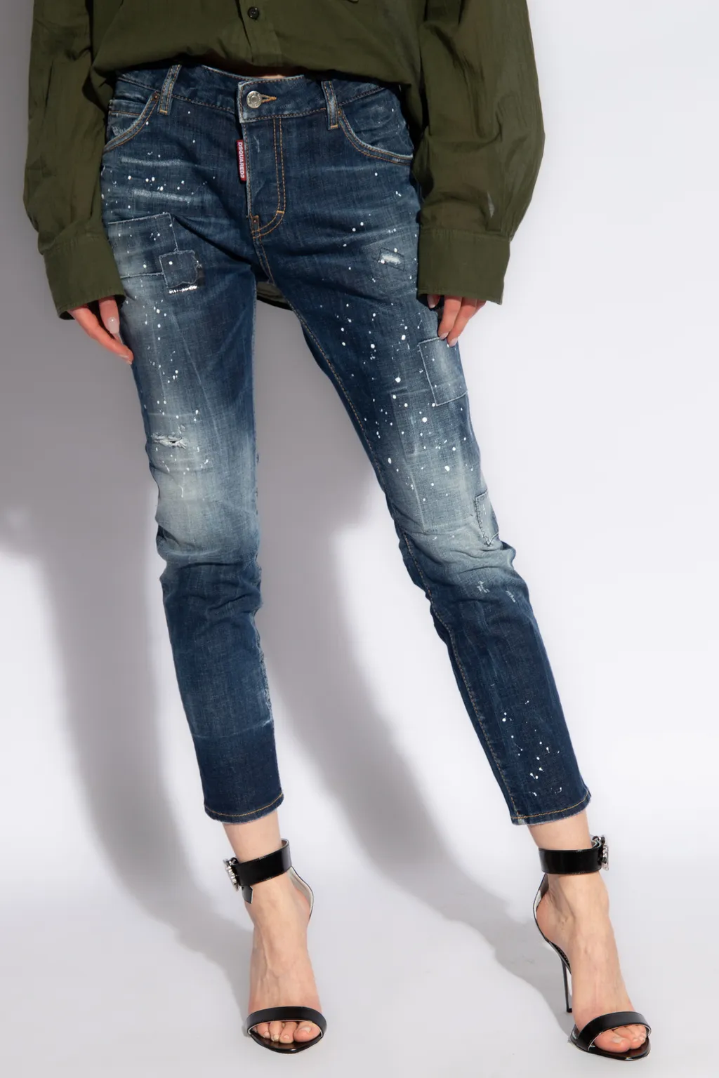 Dsquared2 Dark Toppa Wash Cool Girl Jeans