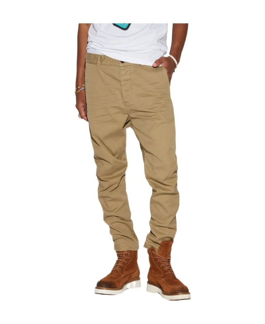 Dsquared2 Button Detailed Tapered Trousers