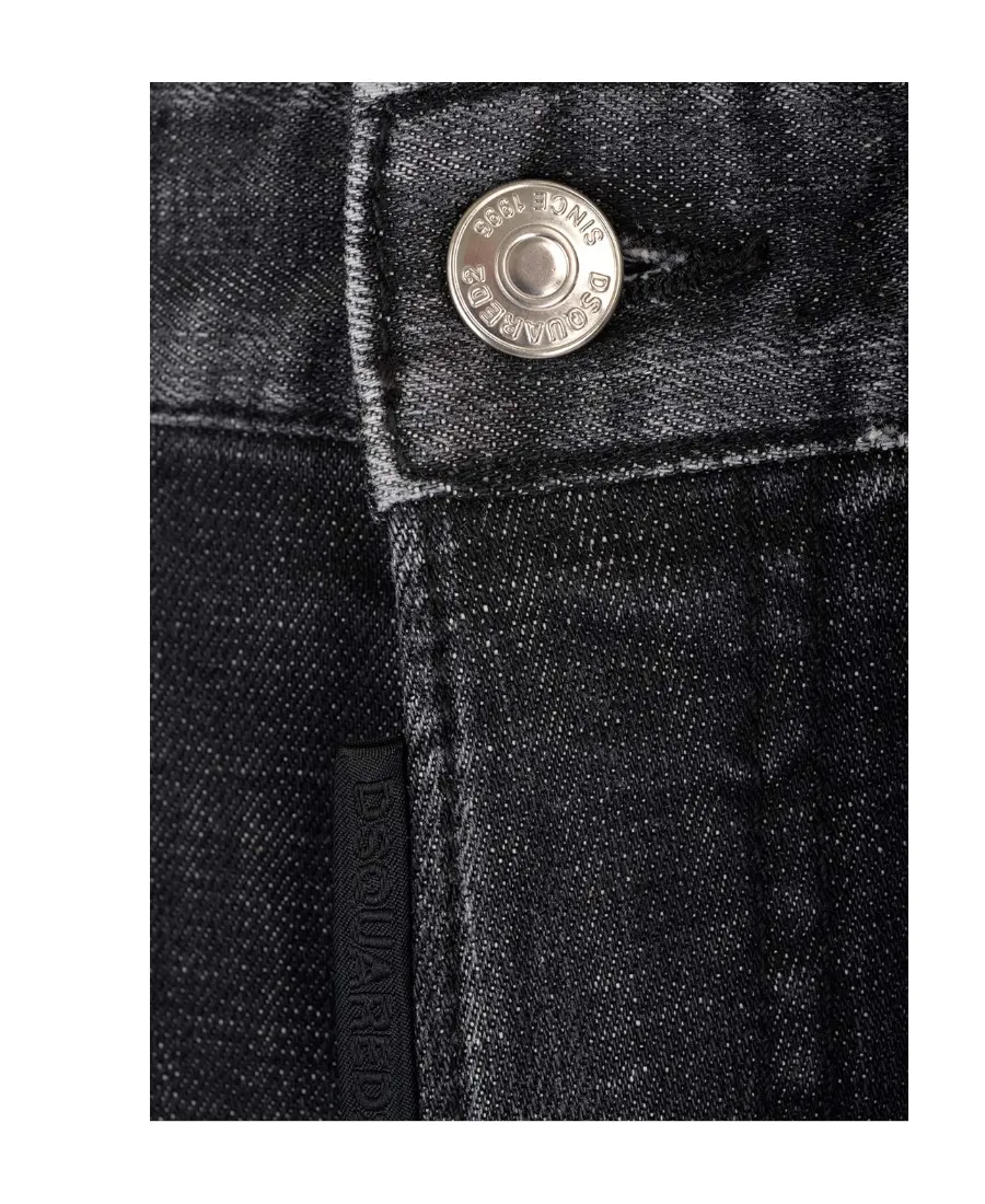 Dsquared2 Straight Leg Distressed Jeans