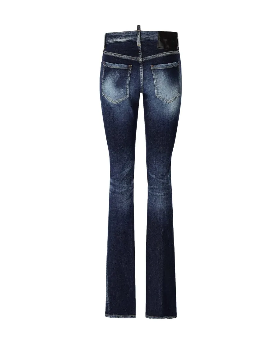 Dsquared2 High-Waisted Flared Jeans