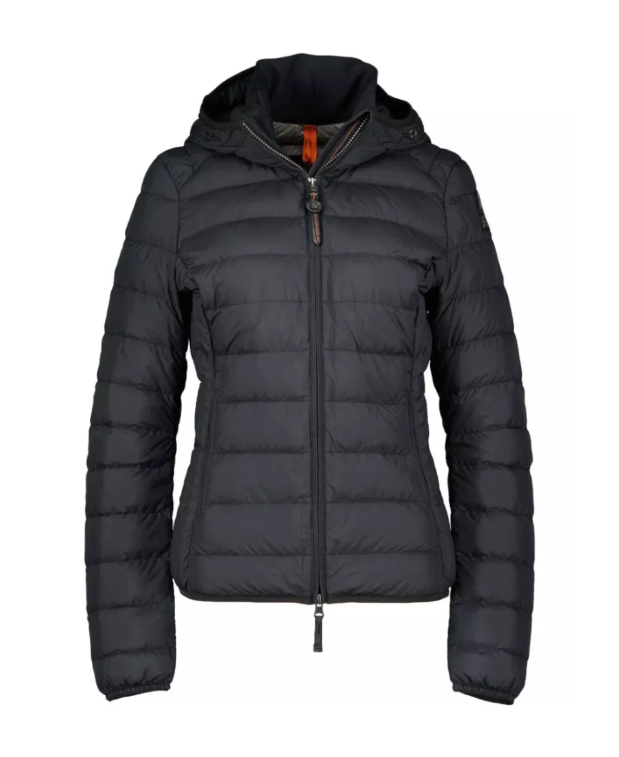 Long-Sleeved Hooded Down Jacket
