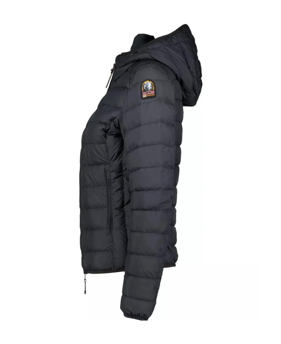 Long-Sleeved Hooded Down Jacket