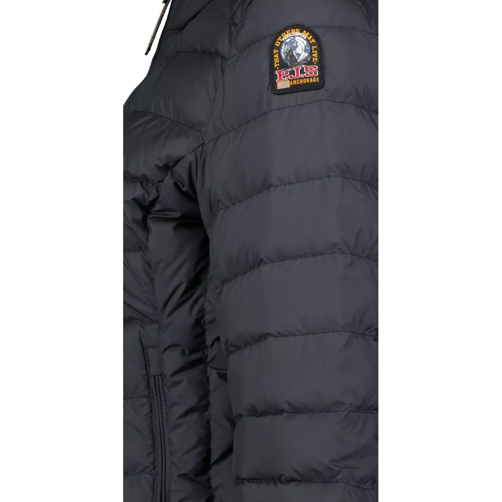 Long-Sleeved Hooded Down Jacket