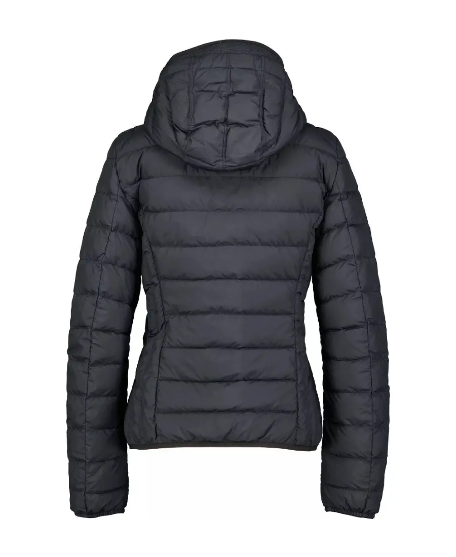 Long-Sleeved Hooded Down Jacket