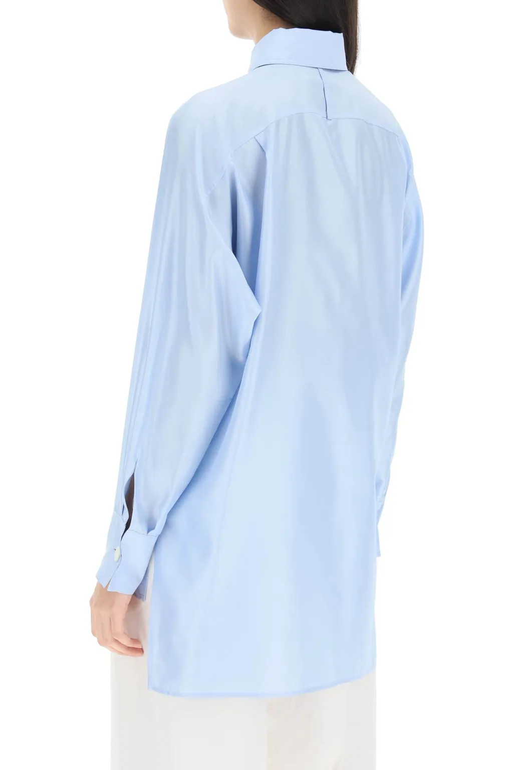 Long-Sleeved Lapel Shirt