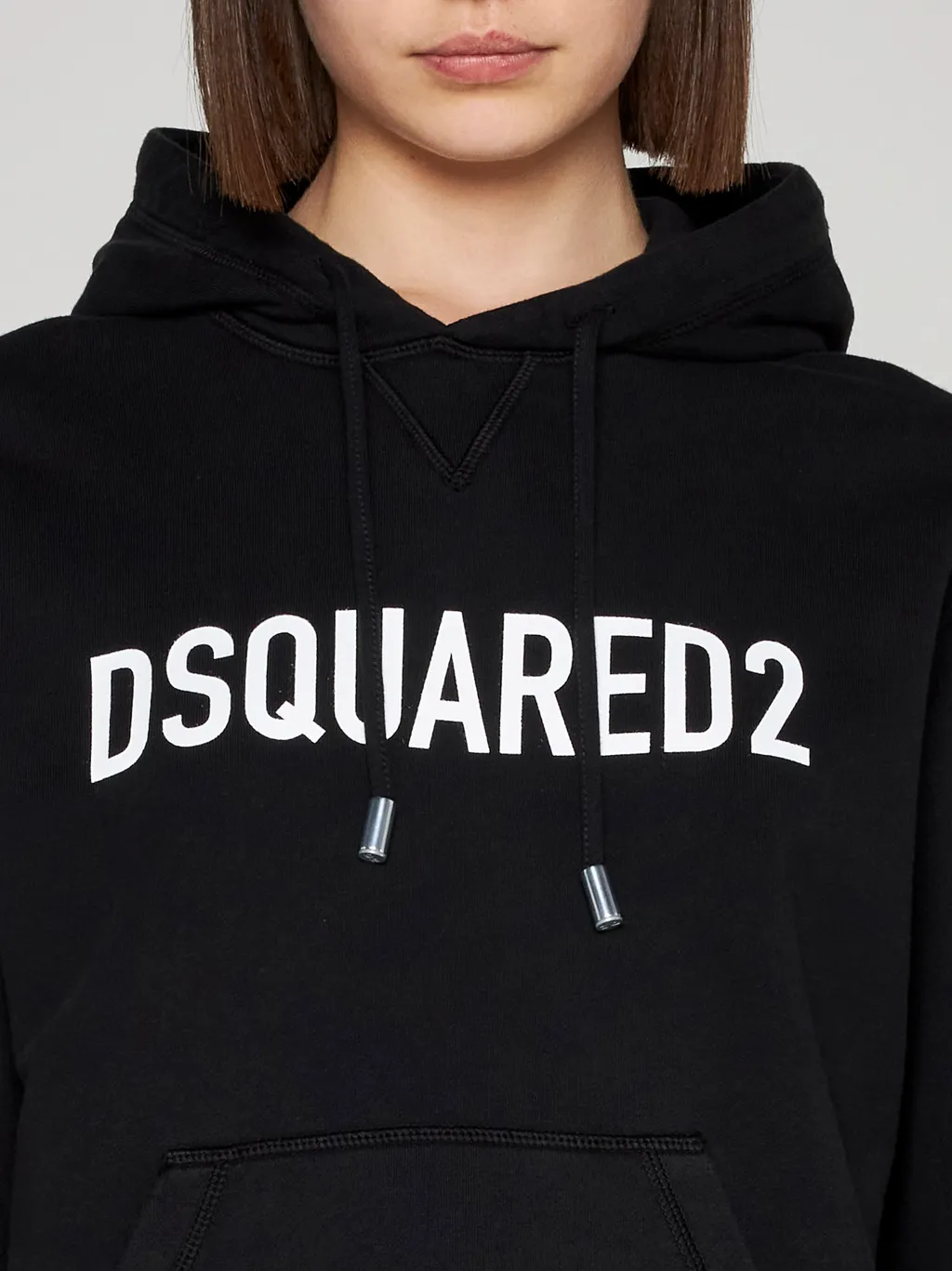 Dsquared2 Logo-Printed Drawstring Hoodie