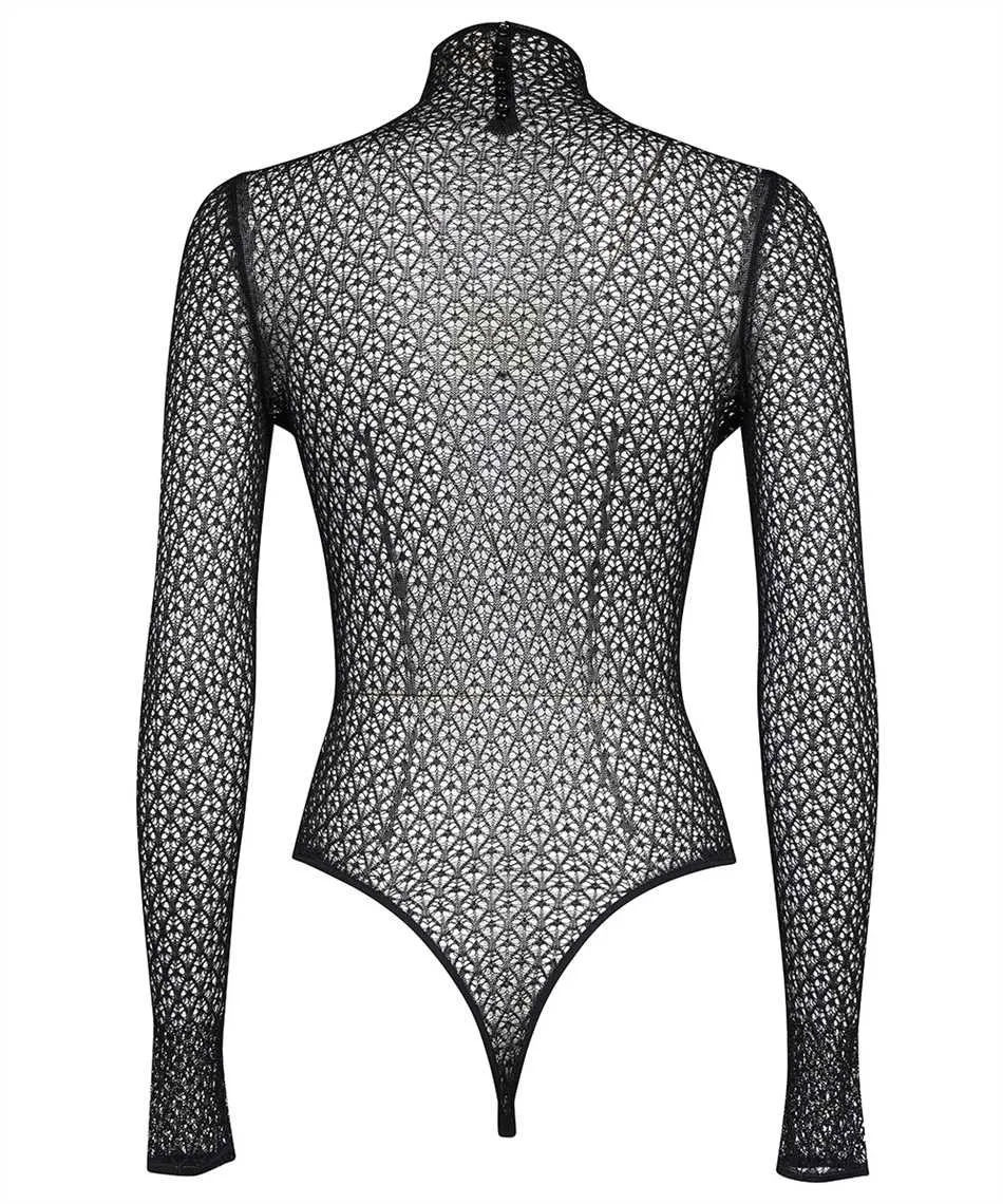 High-Necked Long-Sleeved Jumpsuit