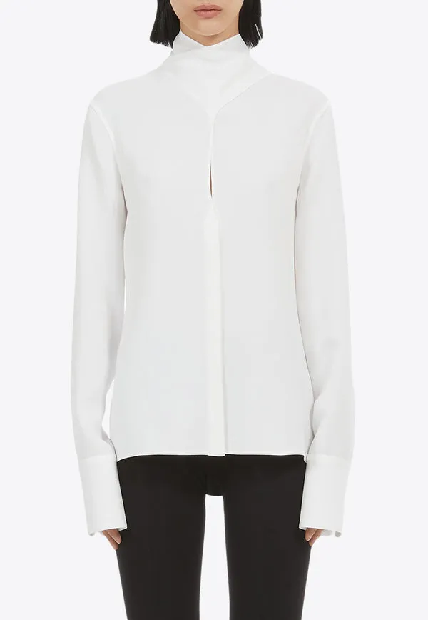 Lapel Long-Sleeved Shirt