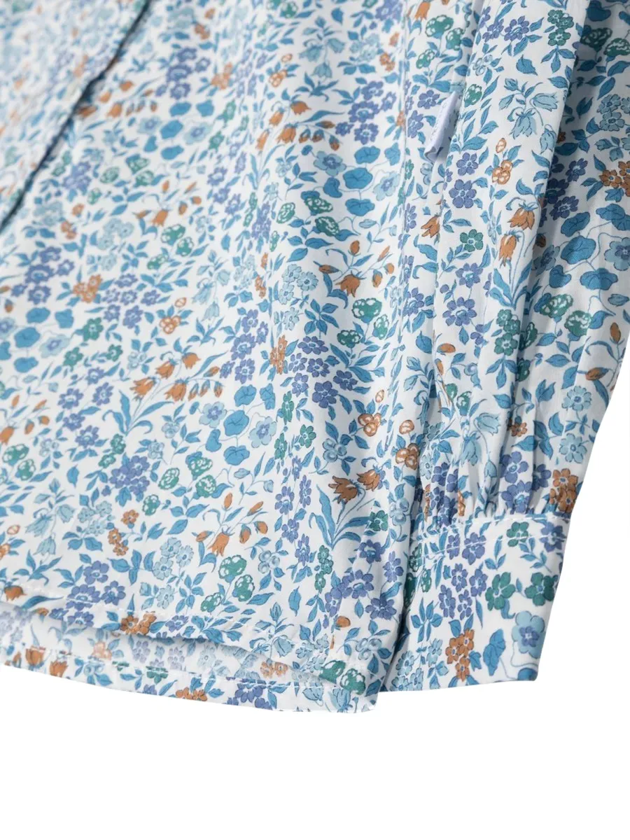 Floral Print Long Sleeve Shirt