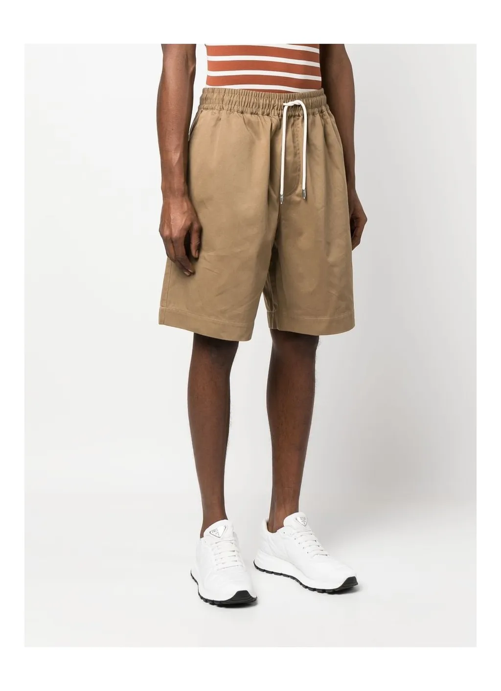 Drawstring Bermuda Shorts