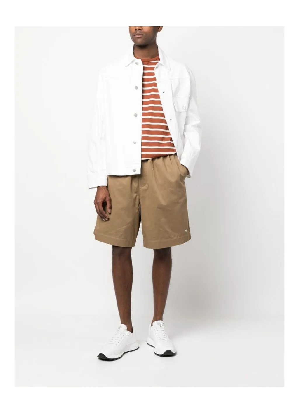 Drawstring Bermuda Shorts