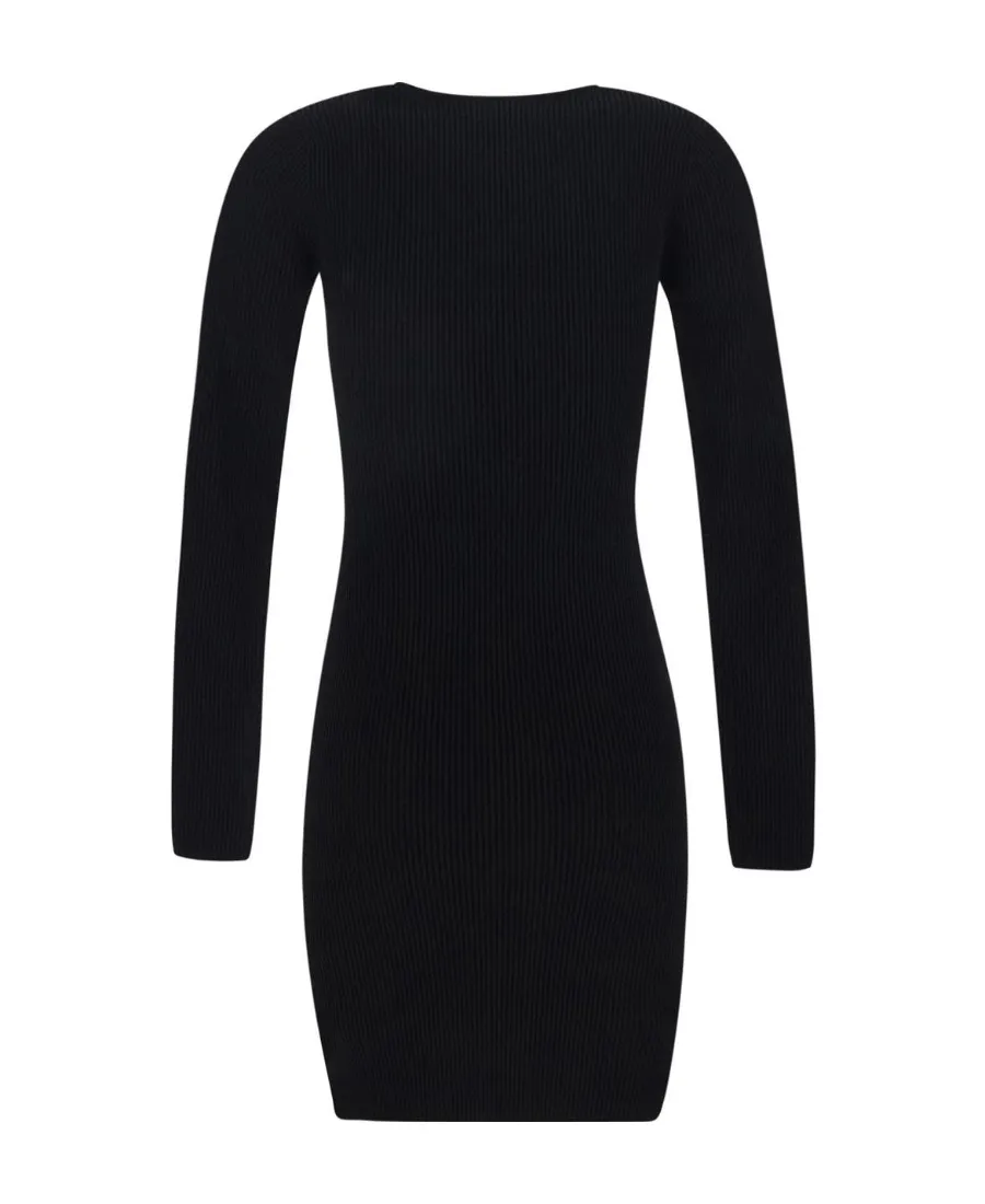 Dsquared2 Cut-Out Detailed Ribbed Dress