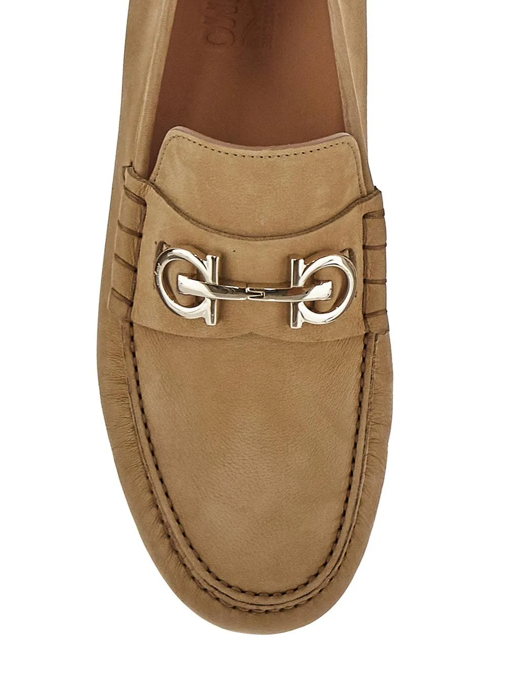 Salvatore Ferragamo Grazioso Logo Plaque Loafers