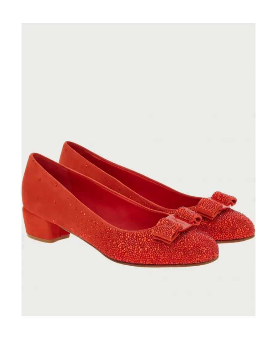Salvatore Ferragamo Vara Bow Embellished Pumps