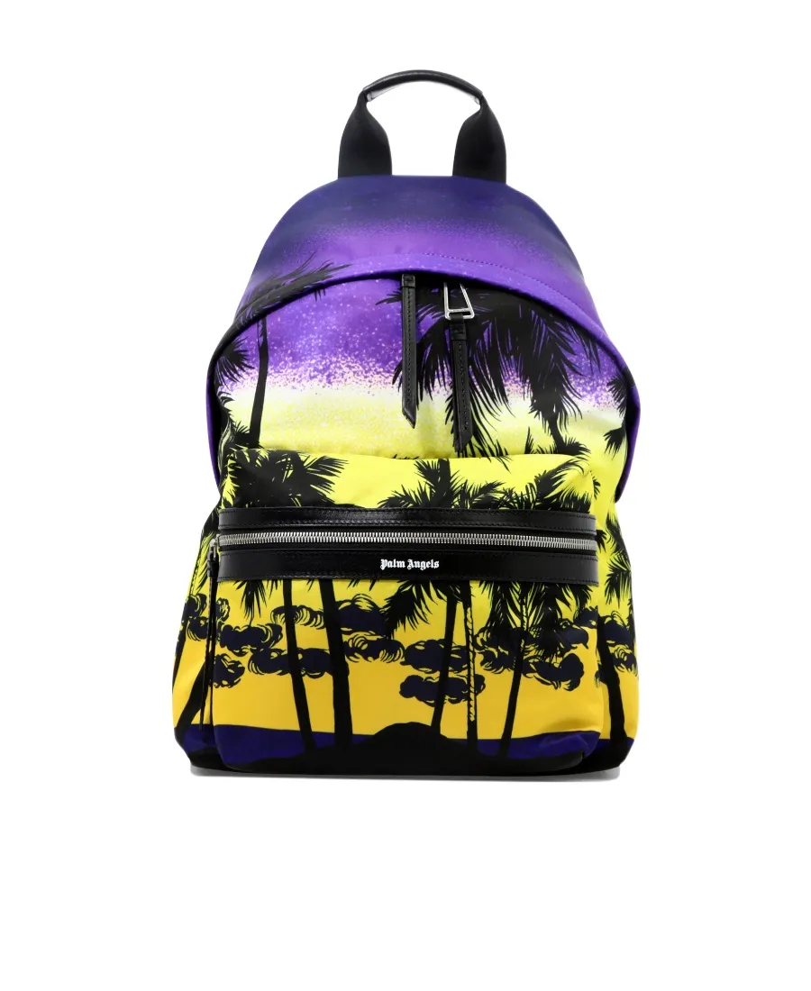 Palm Tree Print Backpack