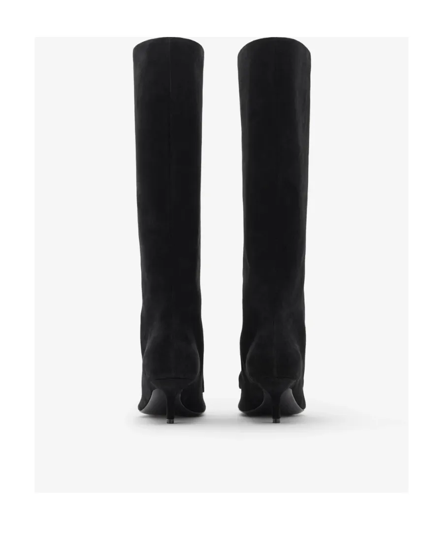 Burberry Storm Square-Toe Knee-High Boots