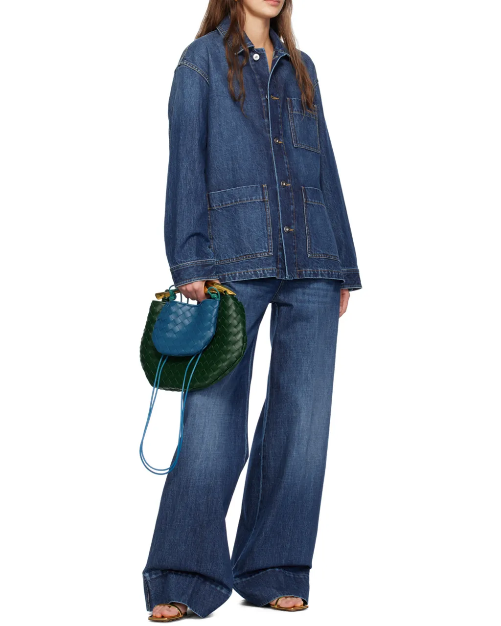 Bottega Veneta Sardine Mini Top Handle Bag