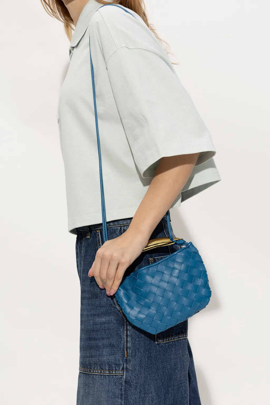 Bottega Veneta Sardine Mini Top Handle Bag