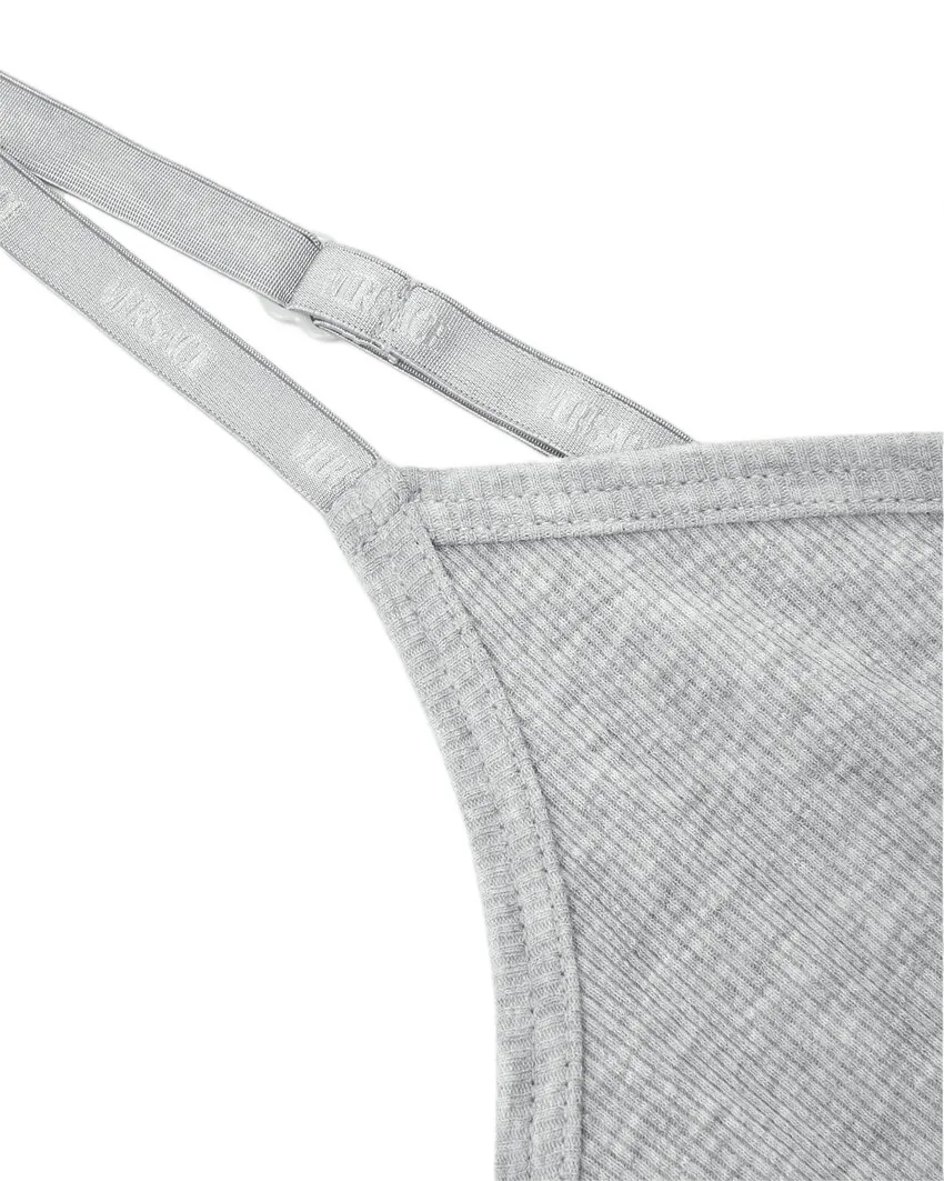 Versace Logo-Patch V-Neck Bra