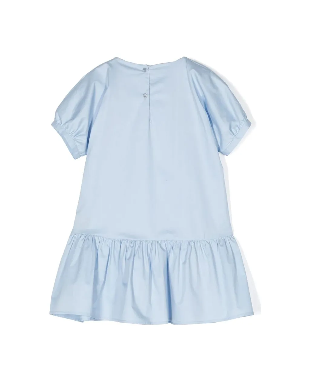 Ruffle-Trim Cotton Dress