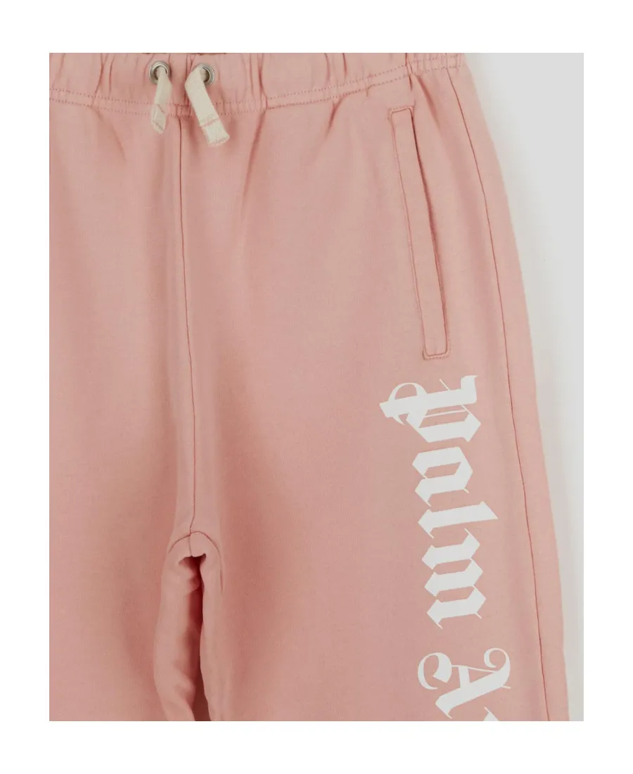 Palm Angels Kids Logo Printed Drawstring Pants