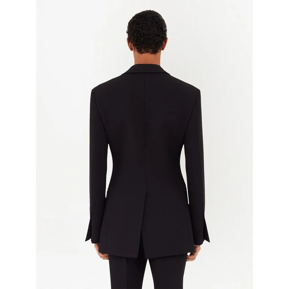 Salvatore Ferragamo Single-Breasted Tuxedo Tailored Blazer