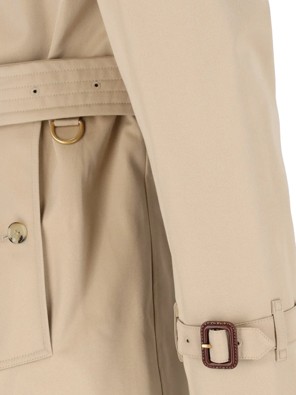 Burberry Belted Double-Breasted Trench Coat