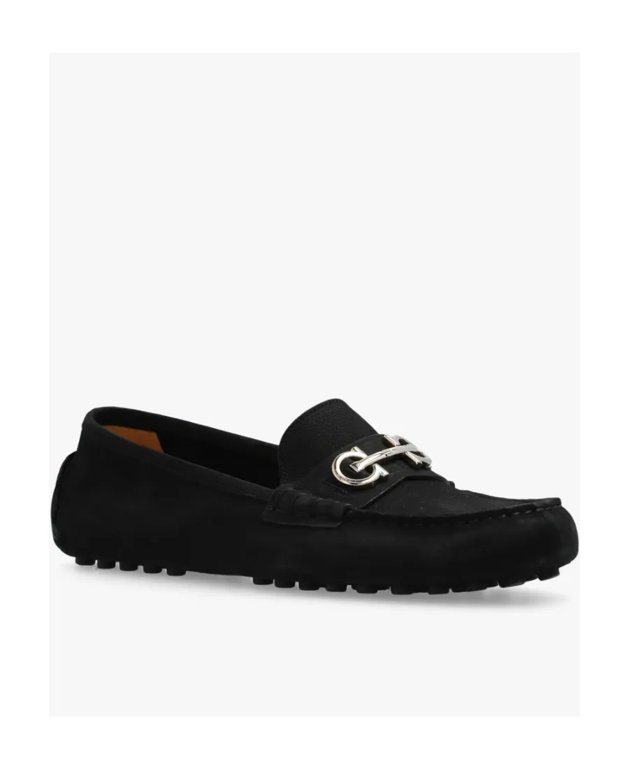 Salvatore Ferragamo Logo Plaque Loafers